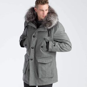 TODD SNYDER BONDED WOOL SUMMIT PARKA Large